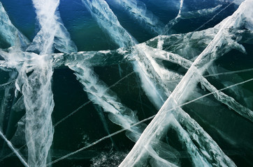 Фон. Чистый Байкальский лед