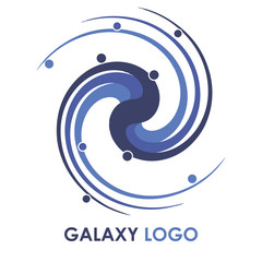 Spiral galaxy logo