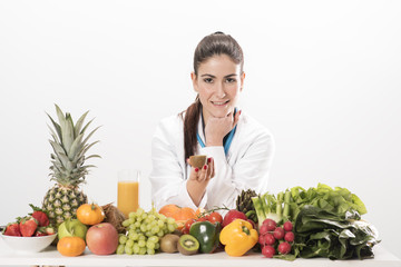Female dietitian 