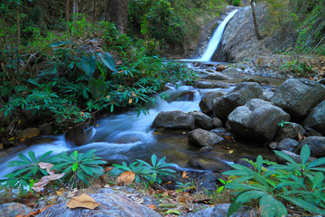 Chae Son waterfall in Chae Son national park, Thailand