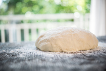 Dough ready for baking