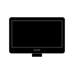 computer desktop with template icon