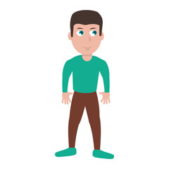 character boy son image vector illustration eps 10