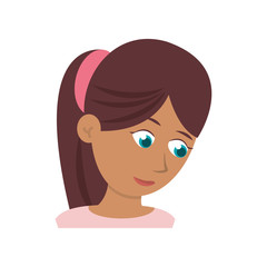 face character mother female image vector illustration eps 10