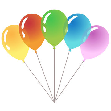 Five balloons