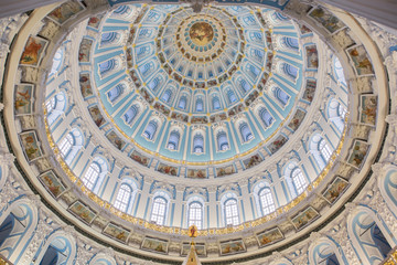 Obraz premium Dome of the Resurrection Cathedral in the New Jerusalem Monastery