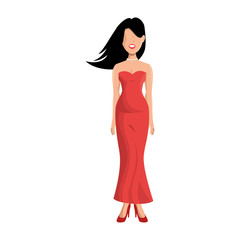young woman avatar character