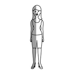 young woman avatar character