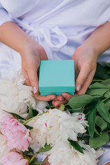 bride hands wedding ring