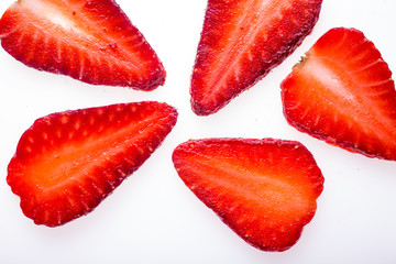 fragole affettate