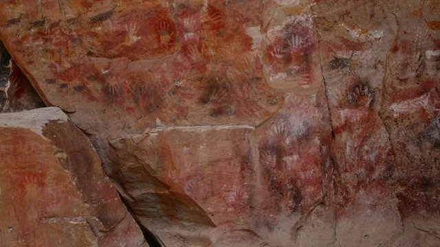 Cueva de las Manos famous for historical paintings of hands. Santa Cruz, Argentina
