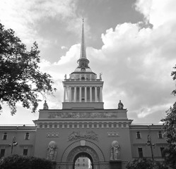Admiralty building, Saint Petersburg, Russia - July 2016