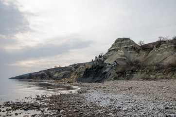 different layers of coastal soil