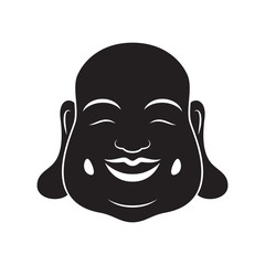 Laughing Buddha On White Background