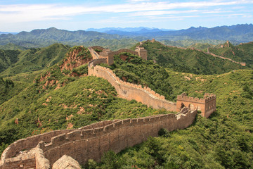Fototapeta na wymiar Great Wall of China in Simatai, China.