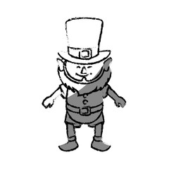 leprechaun comic character icon