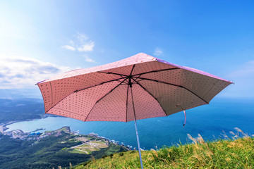 Mountain view of Taiwan coast