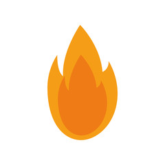 fire flame isolated icon