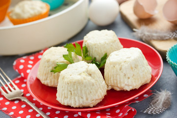 Steamed chicken souffle