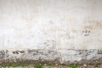 White outdoor concrete wall texture