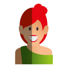 young woman avatar character