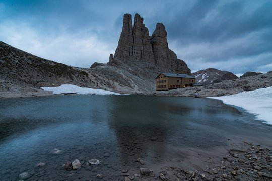 Vajolet Towers, Dolomites, Fassa Valley, Trentino, Italy.