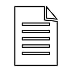 paper document isolated icon