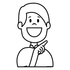 Obraz premium young man avatar character