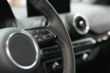 Modern car interior