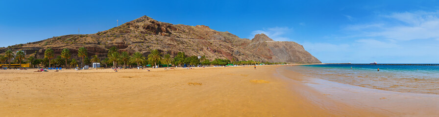 Beach Teresitas in Tenerife - Canary Islands