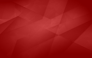 Red abstract color polygonal background
