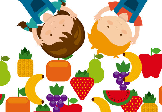 Children and Produce Logo