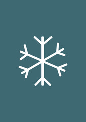 Snowflakes icon, Vector