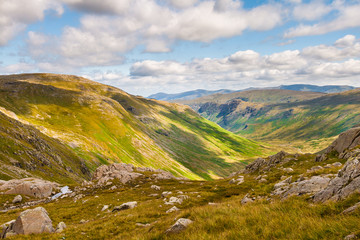 Mountain landscape in The Lake District National Park, Cumbria, England
