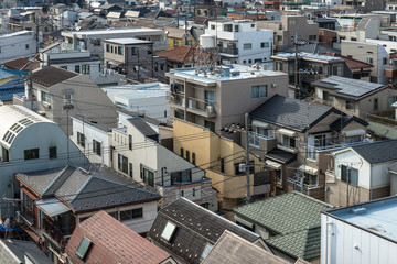 東京の住宅密集地２