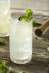 Refreshing Cucumber Gin Spritz Cocktail