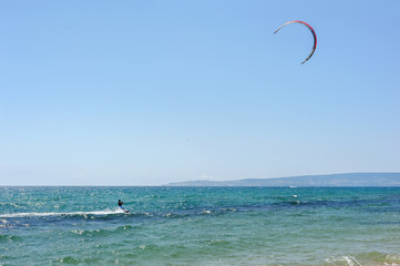 Kite surfing