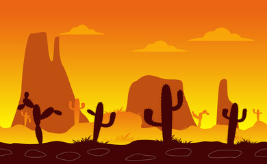 Linear seamless desert