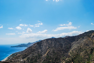 A panoramic from Forza d'Agro. Sicily