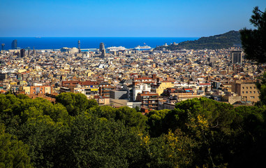 Fototapeta na wymiar Barcelona cityscape