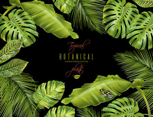Tropical horizontal banner © purplebird