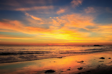 Beach twilight