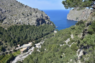 serpentine roads directione Sa Calobra,Majorca island