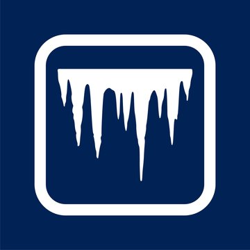 Icicles Vector Symbol, Icon Design