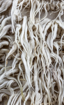 Traditional handmade carpet made by old masters from wool - Bansko, Bulgaria