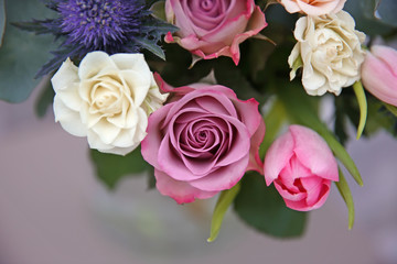 Beautiful bouquet, closeup
