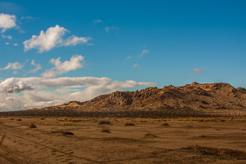 Fototapeta na wymiar Mojave Desert in California