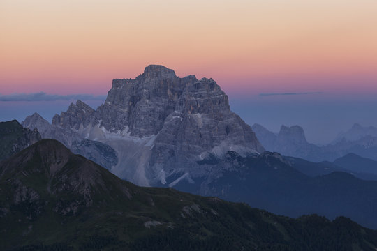 Pelmo Mount, Dolomites, Belluno, Veneto, Italy.