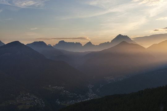 Forno di Zoldo, Dolomites, Zoldo Valley, Belluno, Italy.