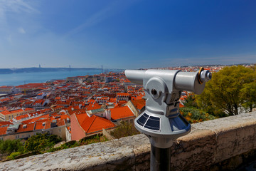 Lisbon. Aerial view of the city.